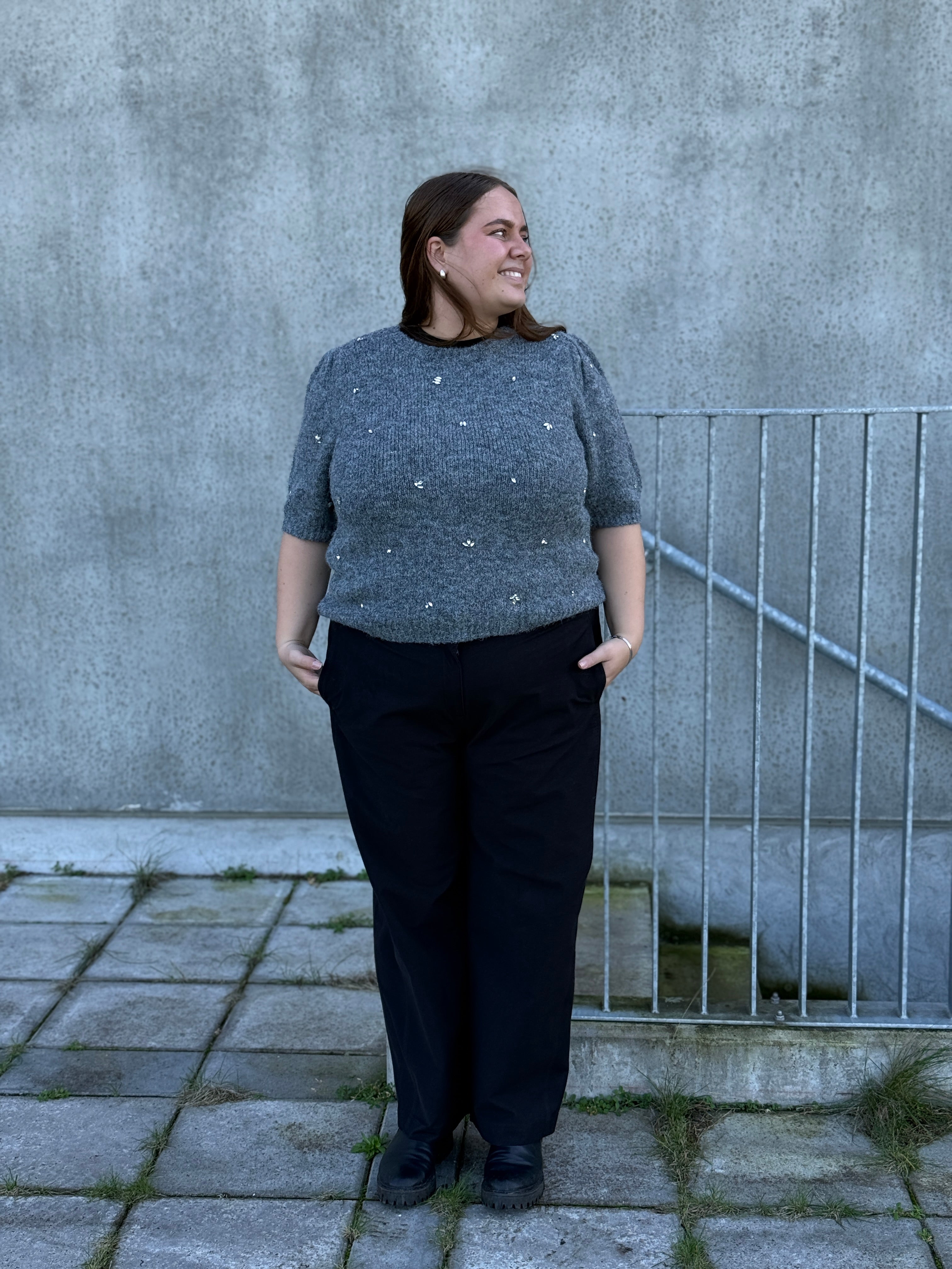 VMCCLAIRE Pullover - Dark Grey Melange